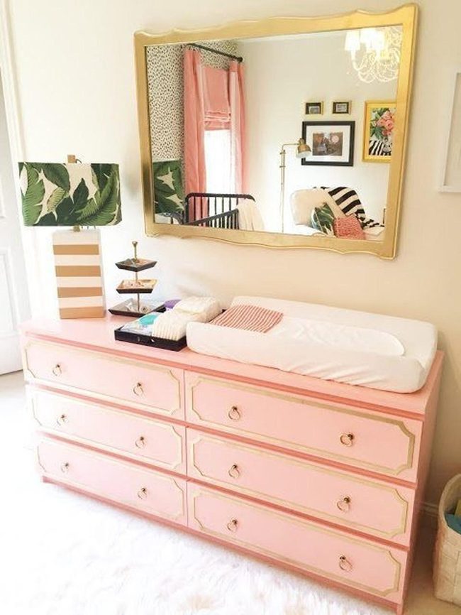 Pink and Gold Nursery Sanctuary