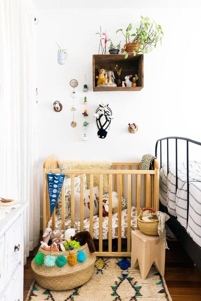 Patterned Rugs Energize Nursery Space
