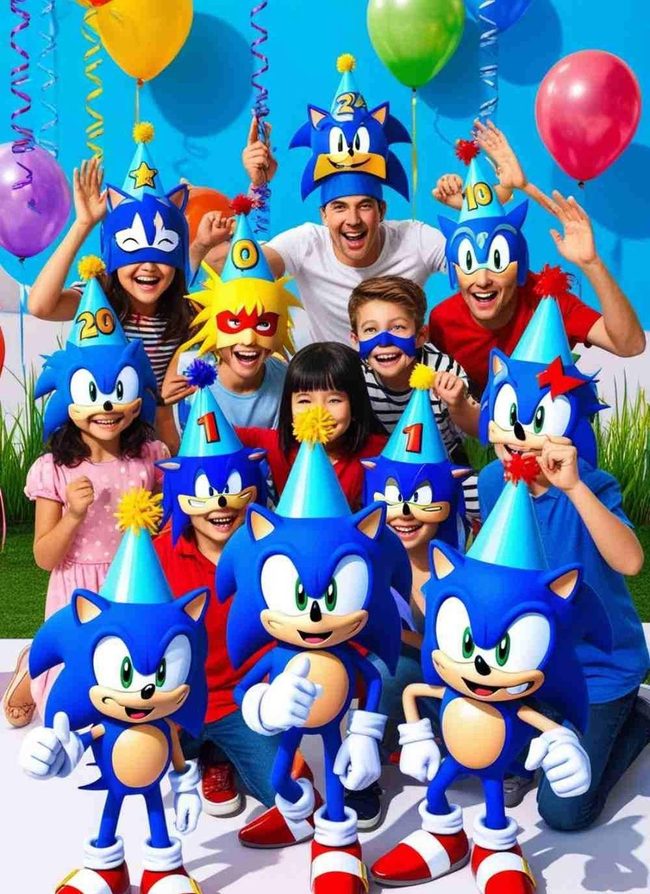Sonic Character Hats And Masks