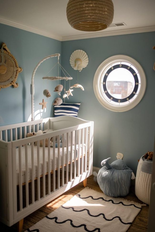 Round Window Nautical Nursery