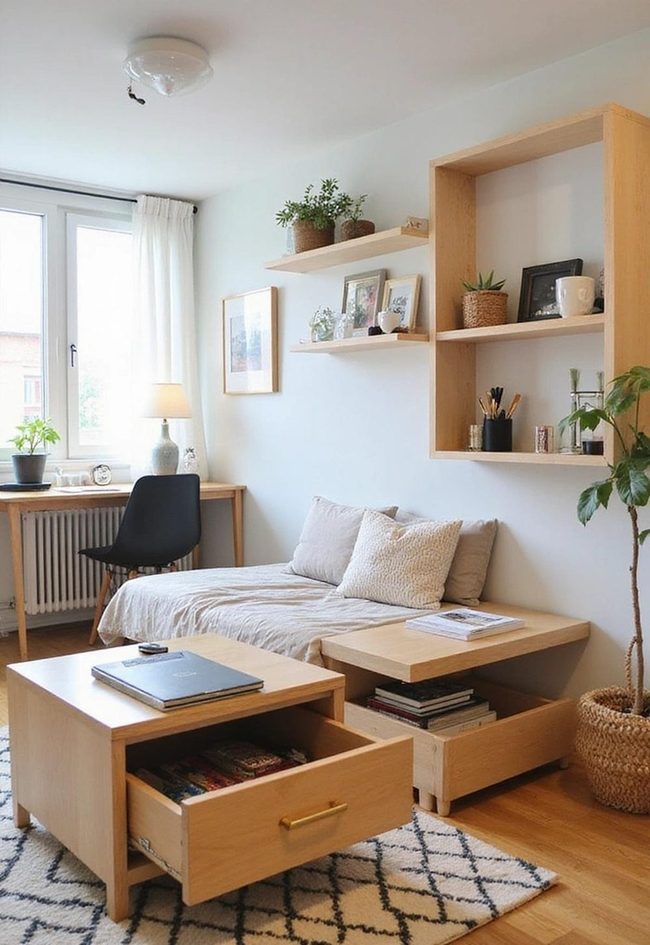 Dual-Purpose Furniture For Dorms
