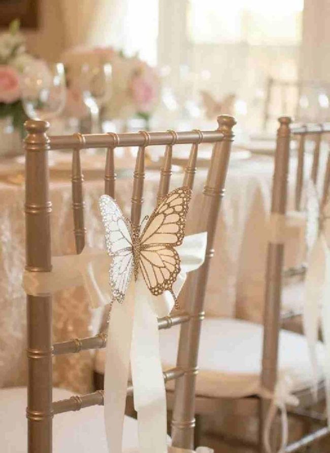 Butterfly Ribbon Guest Chairs