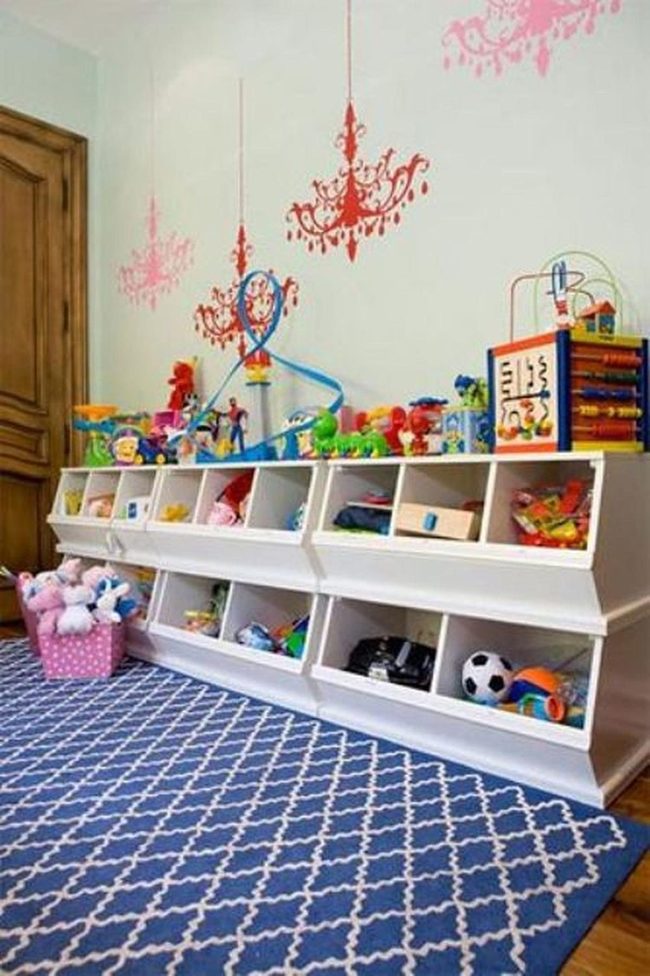 Red Chandelier Playroom