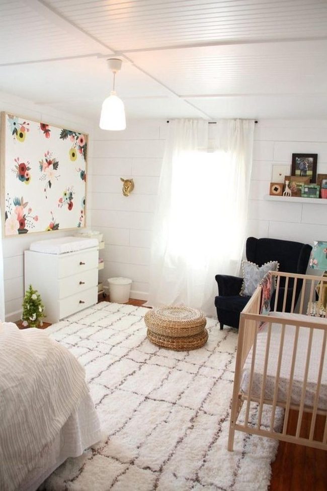 Sunlit Nursery White & Natural
