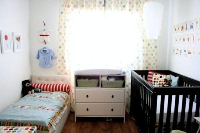 Sunlit Nursery Red And Stripes