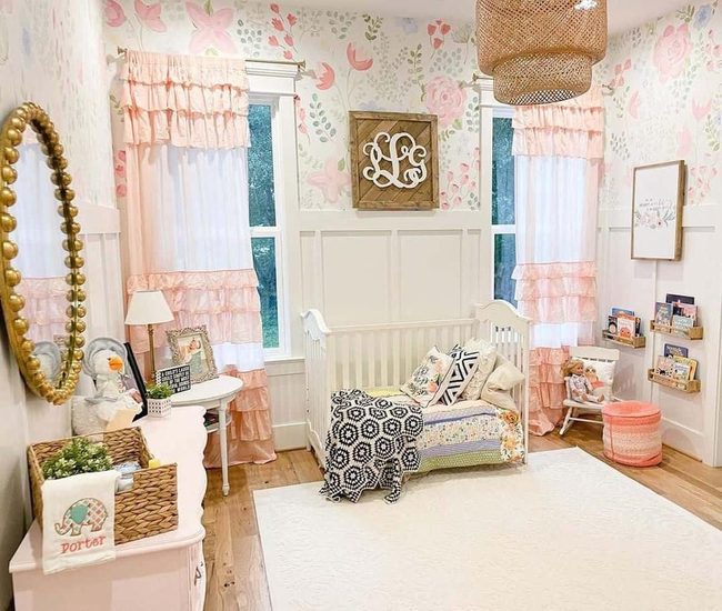 Ruffled Rainbow Nursery Space