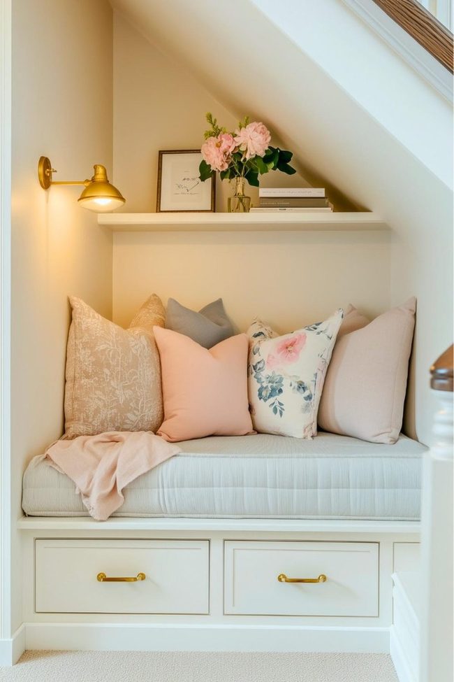 Children'S Nook Under Stairs