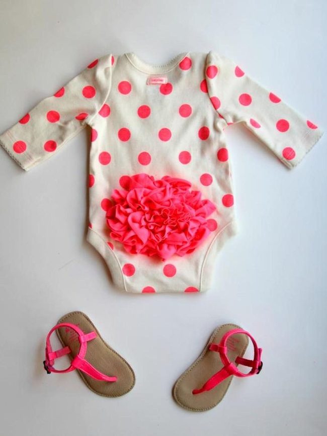 Pink Polka Dot Baby Ensemble