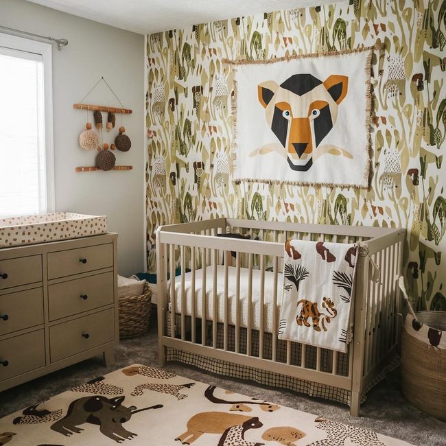 Wildlife Print Safari Nursery