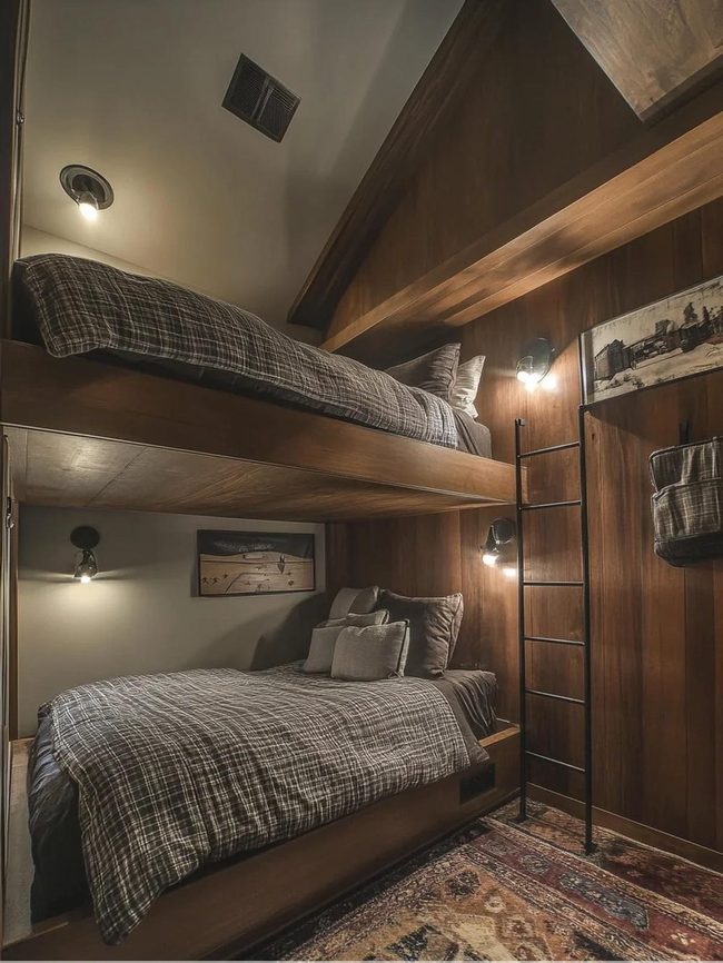 Navy Blue and White Nautical Resting Area