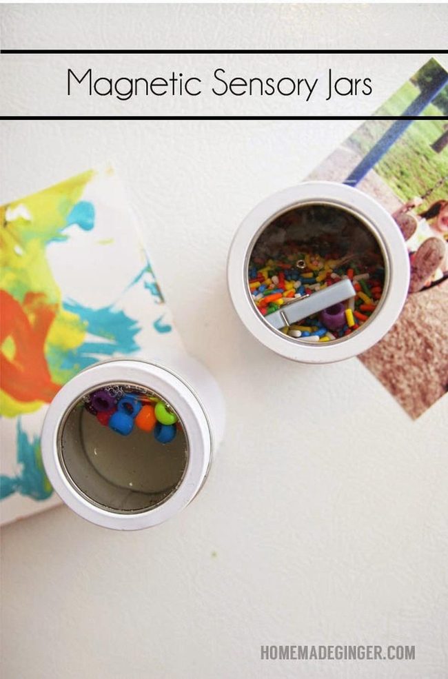 Colorful Beads Through Glass