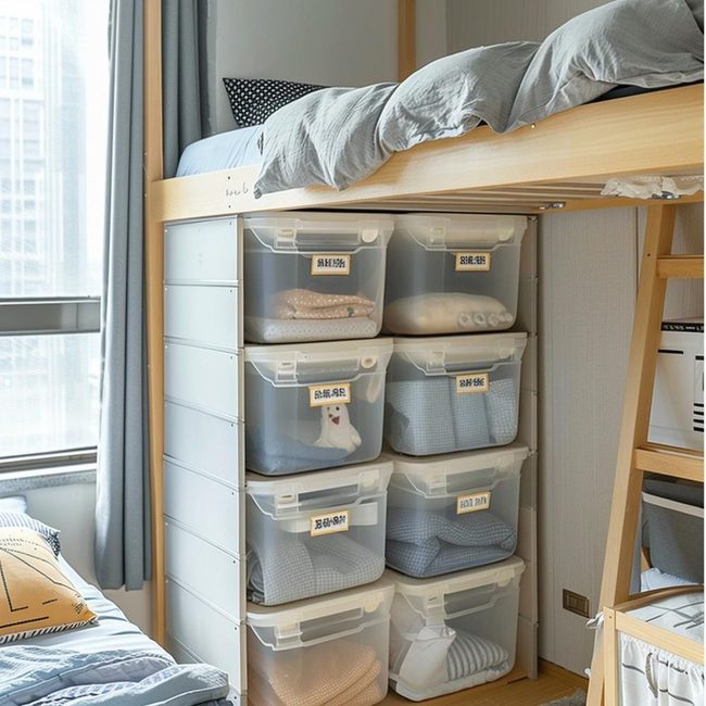 Colored Bins Transform Dorm Space