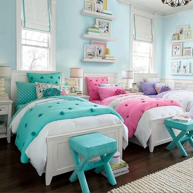 Turquoise, Pink, Purple Trio