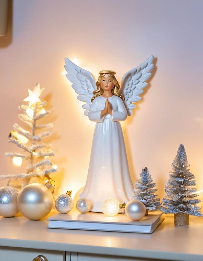 Angelic Shelf Lamp Casting