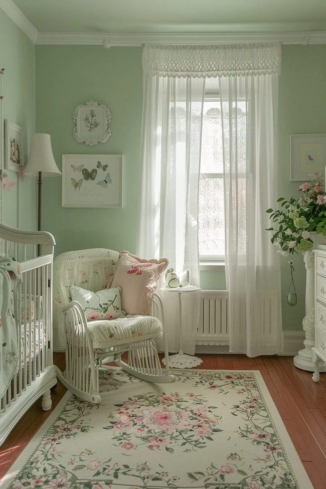 Blooming Garden Nursery Walls
