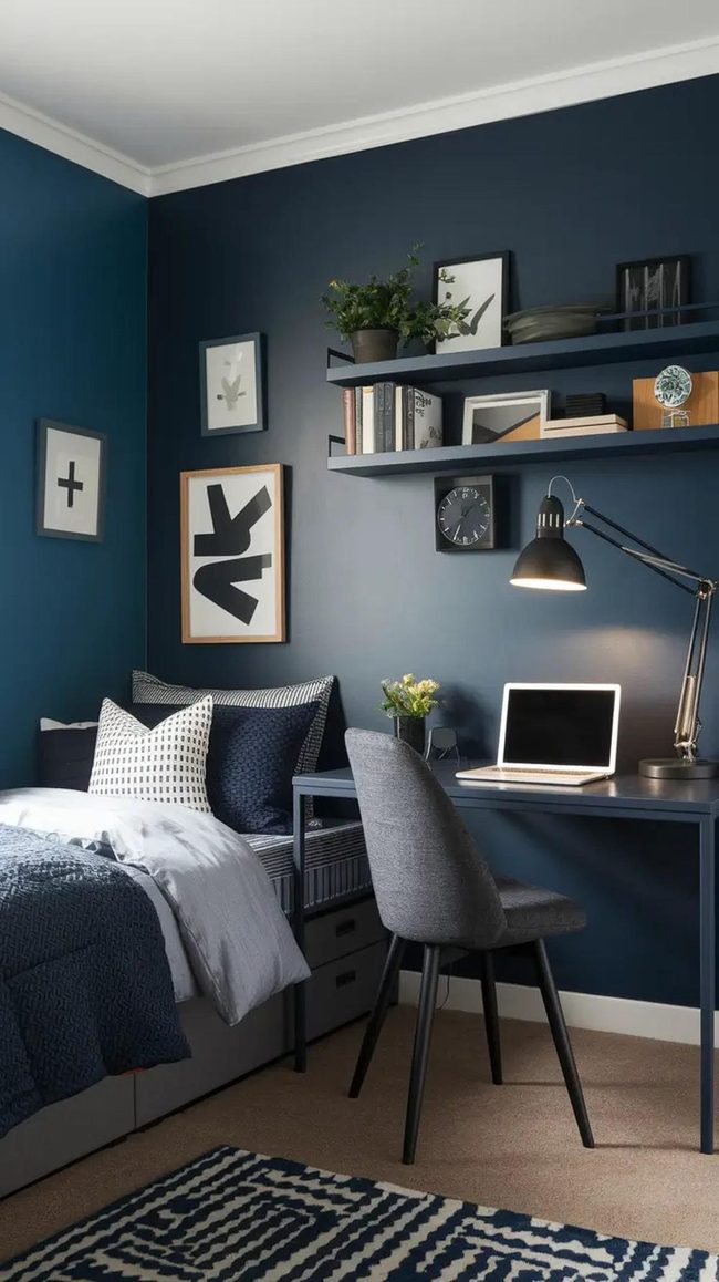 Gray Geometric Dorm Room Essentials