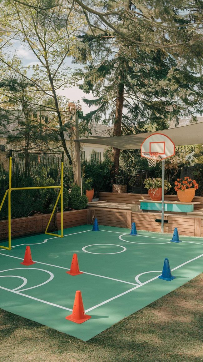 Backyard Sports Court Zone