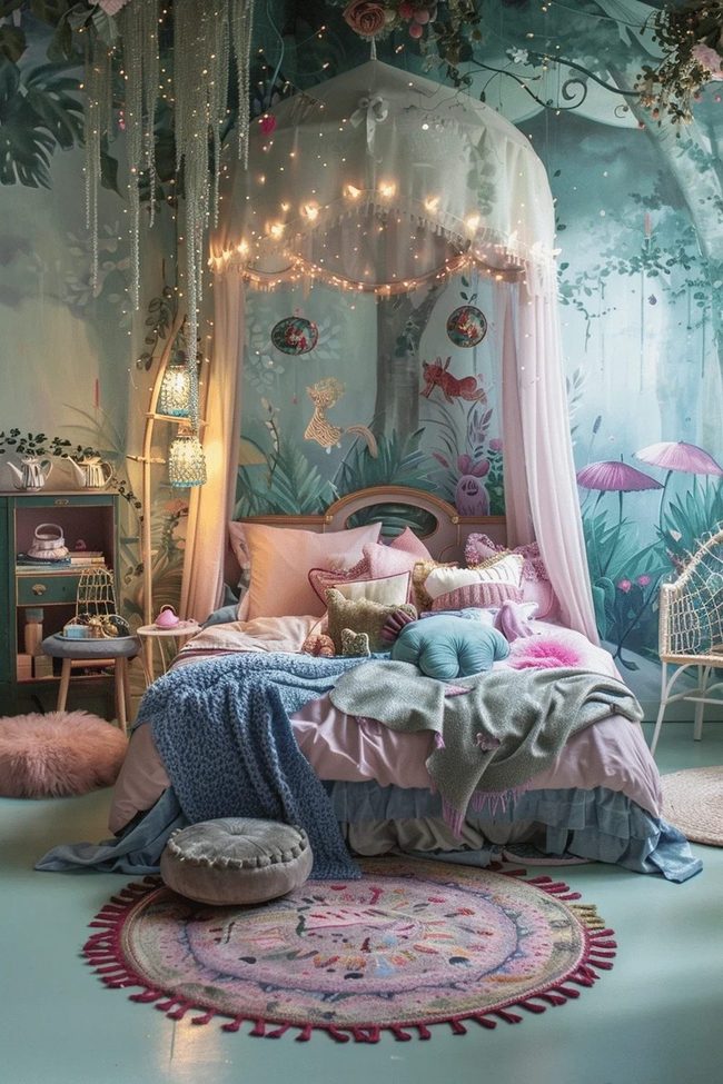 Patterned Walls, Pastel Dreams