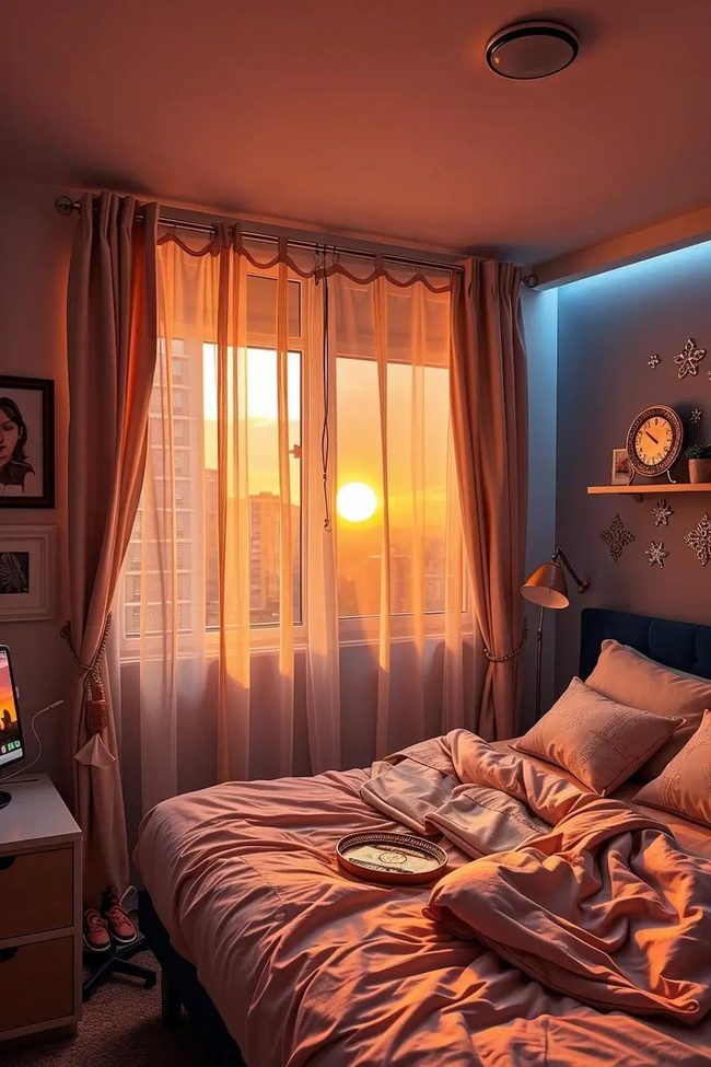 Golden Hour Projector Lighting