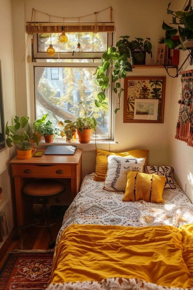 Patterned Boho Small Space
