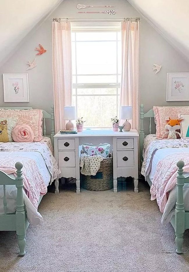 Mint Green Beds, Soft Pink Dreams