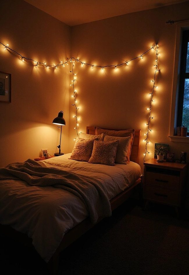 Layered String Illumination Room Glow