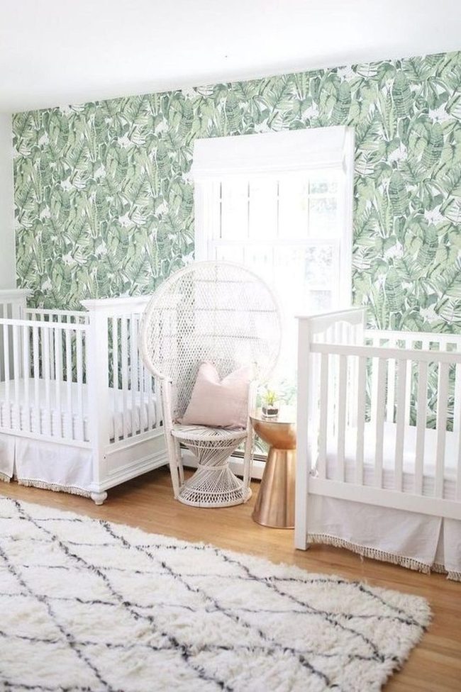 White Cribs, Green Leaf Walls