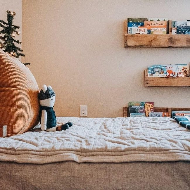 Wooden Shelves, Neutral Walls, Endless Play