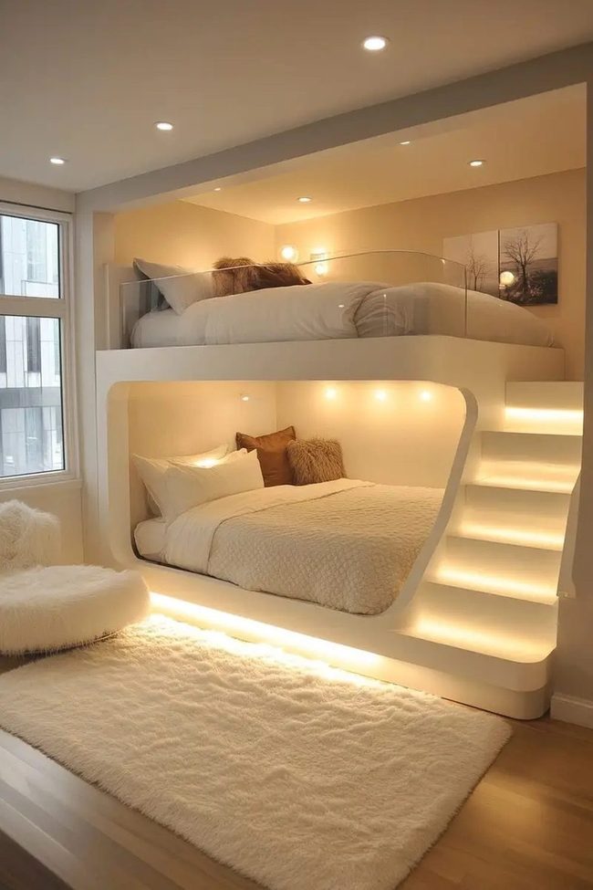Stacked Beds, Maximum Floor Space