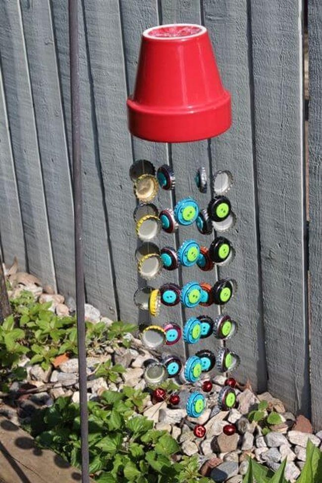 Recycled Clay Bottle Chimes