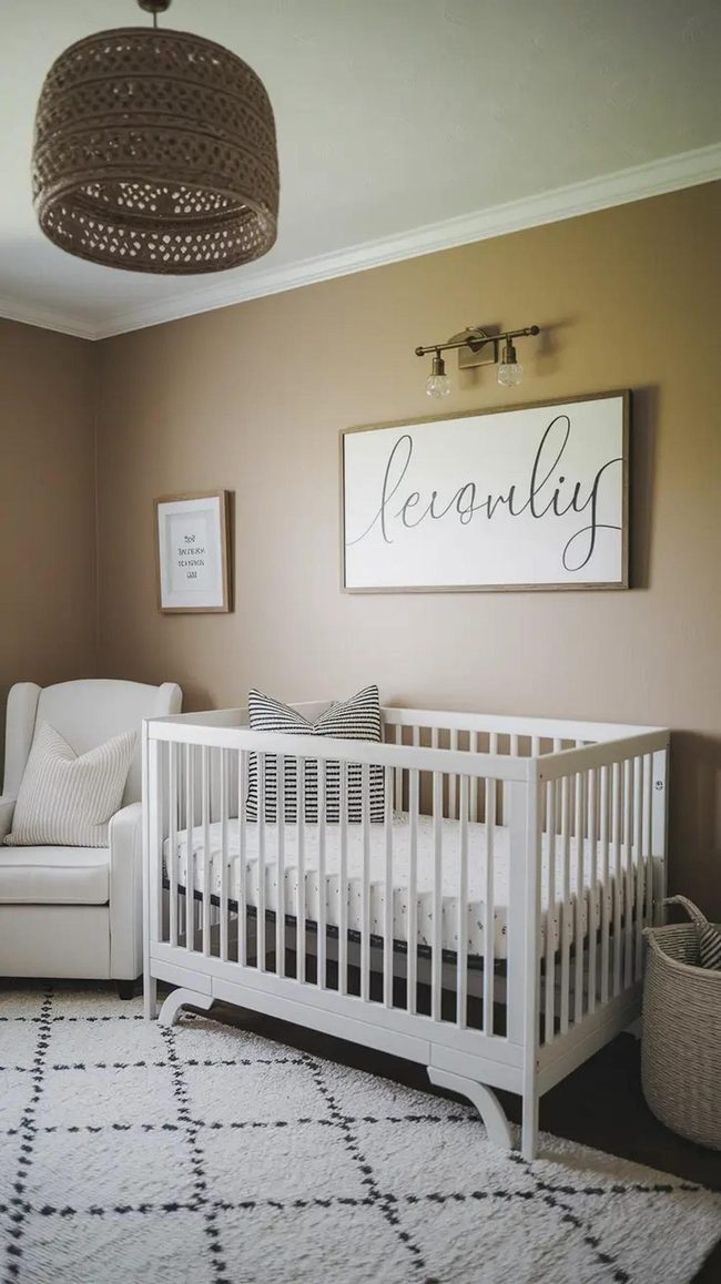 Personalized Name Sign Above Crib
