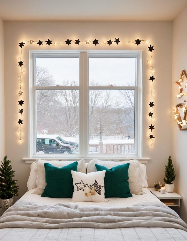 Snowflake String Fixtures Warm Glow