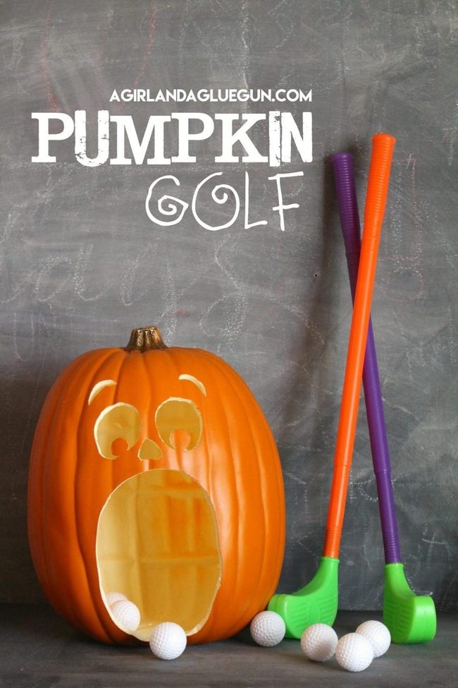 Pumpkin Golf Party Orange