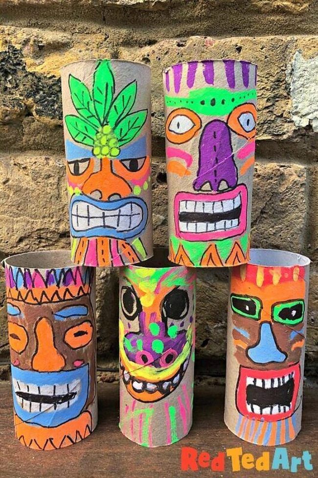 Colorful Character Toilet Tubes
