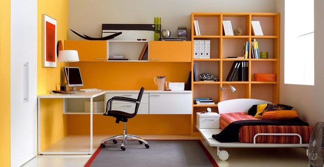 Minimalist Bedroom With Workspace Essentials
