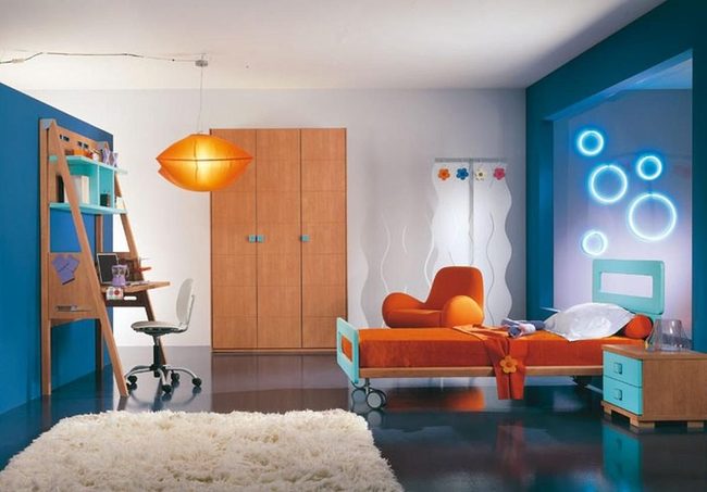 Orange and Blue Room Energy