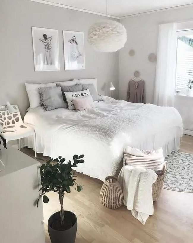Fluffy Light Over Pale Gray