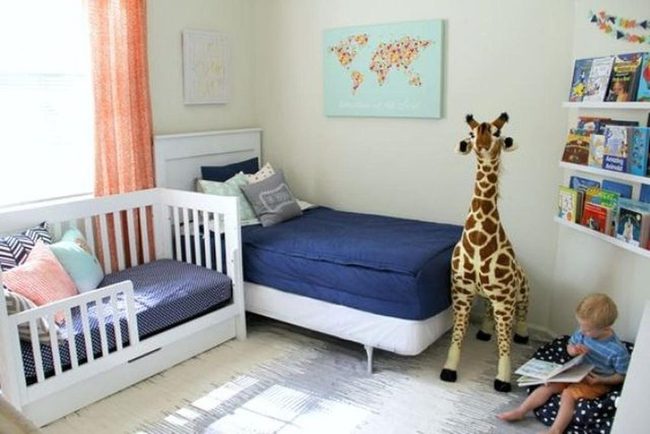 Giraffe Toy Bedroom Blue