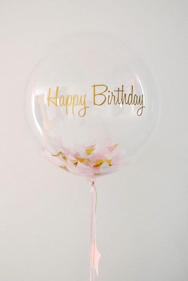Gold Letter Balloon Celebration