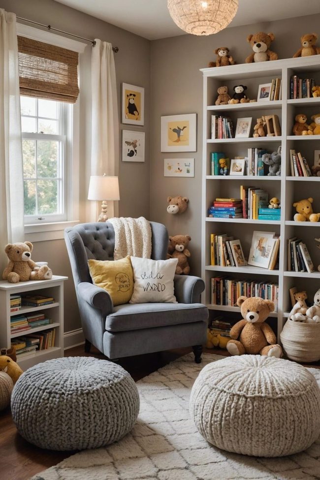 Pillowed Corner Storybook Hideaway