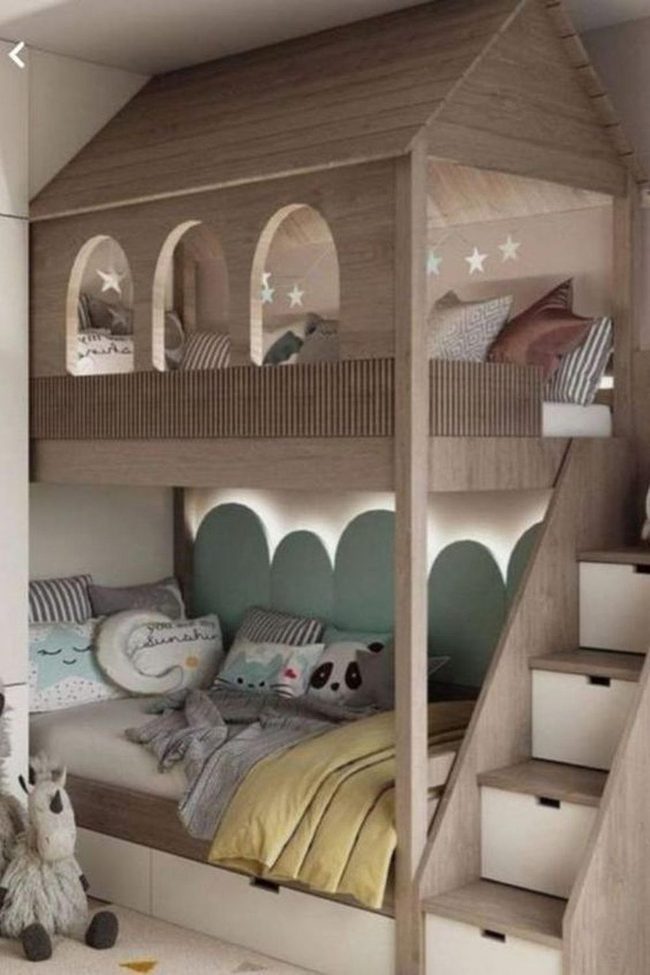 Miniature Mansion Bunk Bed