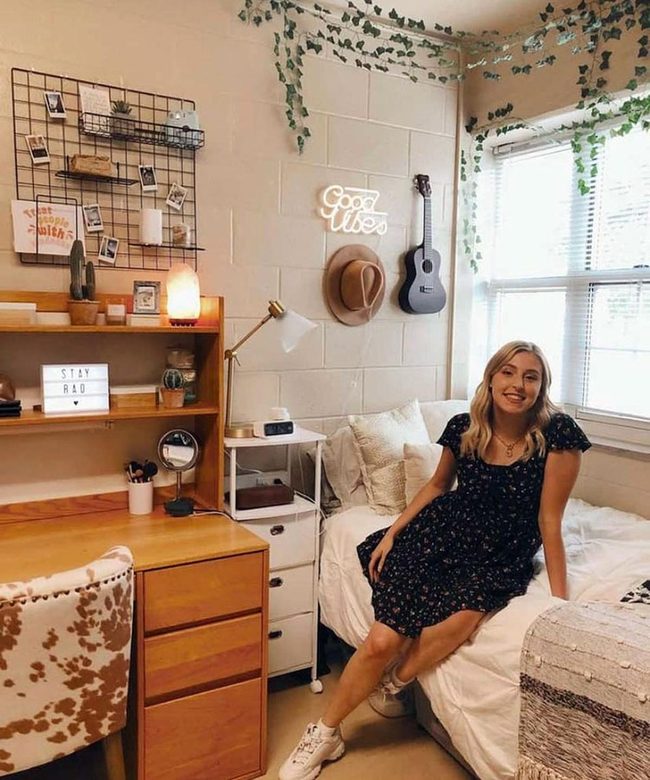 Woven Boho Dorm Refresh