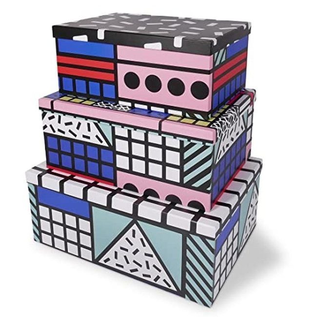 Rainbow Pattern Storage Boxes