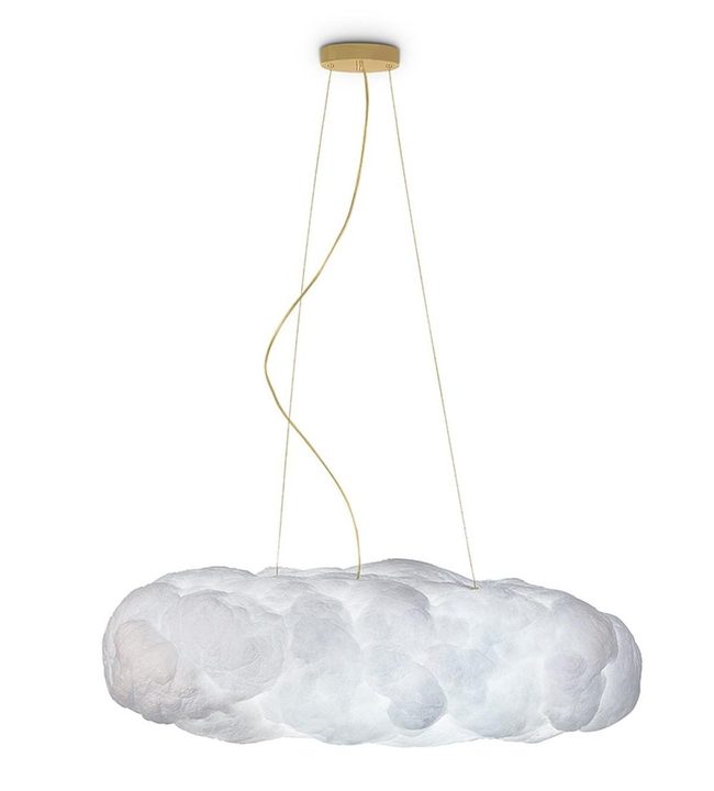 White Cloud Pendant Golden Suspension