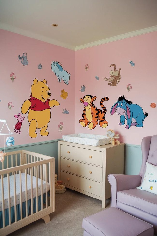 Winnie The Pooh Removable Wall Stickers