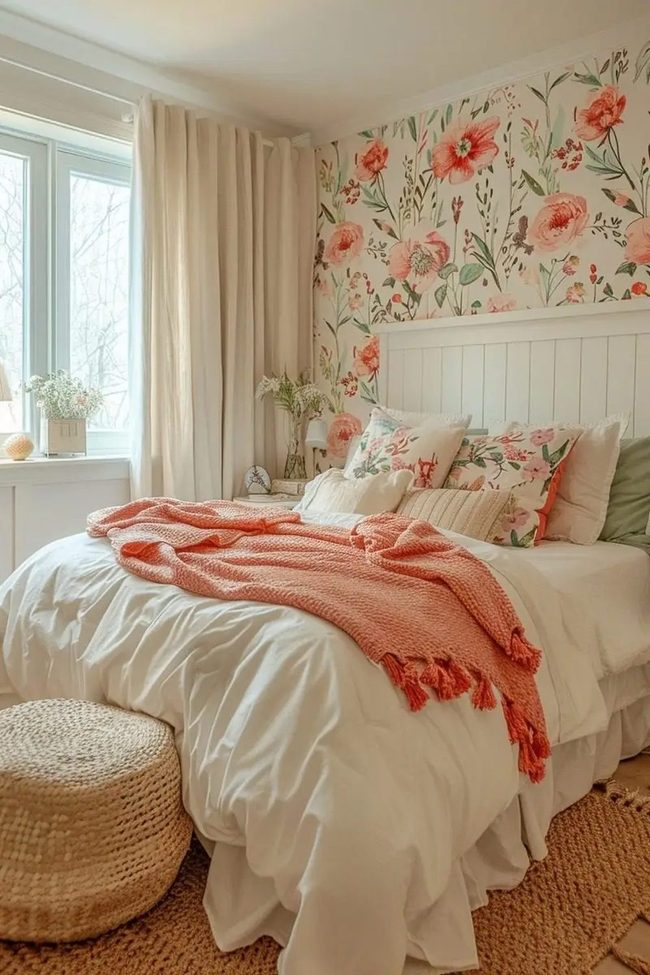 Pastels, Florals, Layered Textiles