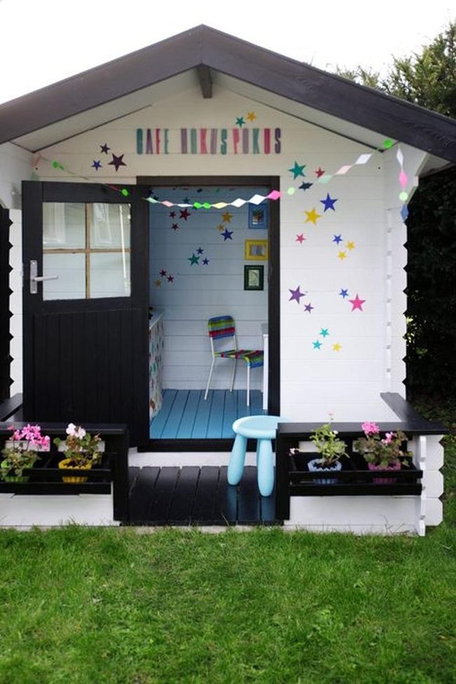 Colorful Stickers White Hideaway