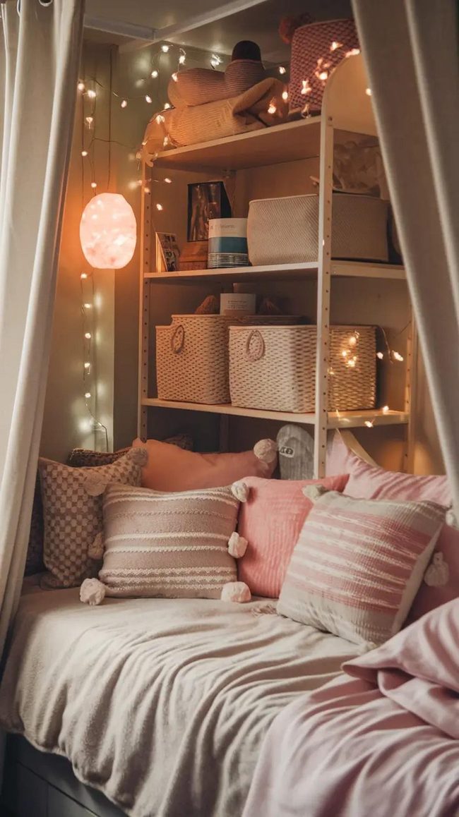 Layered Warm Lighting Transforms Dorms