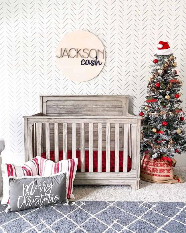 Gray Chevron Nursery Layers