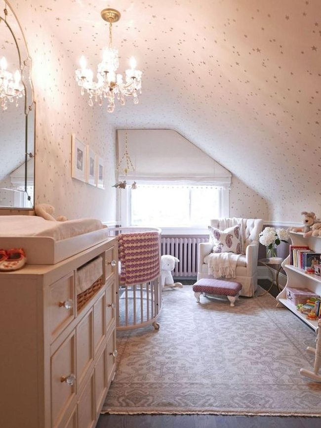 Pink Starlit Nursery Dreams